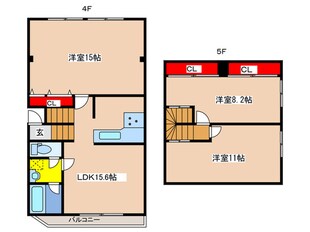 エスプリ川崎の物件間取画像